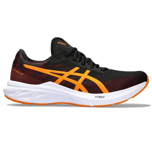 ASICS Men\'s DYNABLAST 3 Running Shoes, 14 M, Black/Bright Orange main image 7